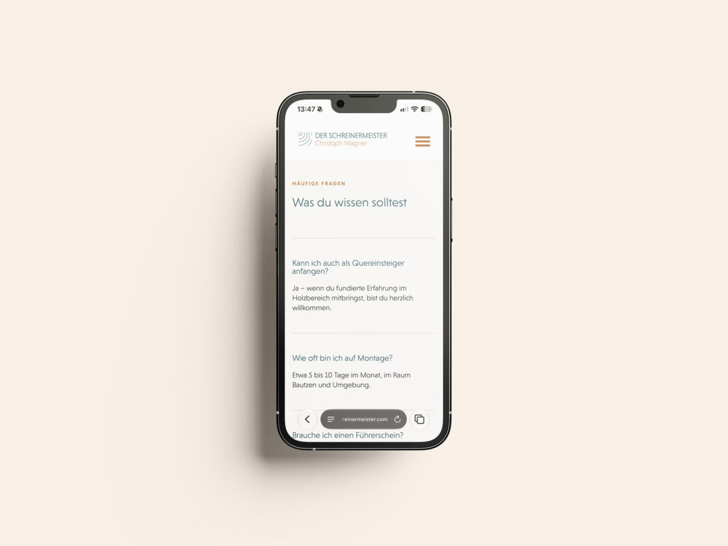 Karriereseite Webdesign Bautzen