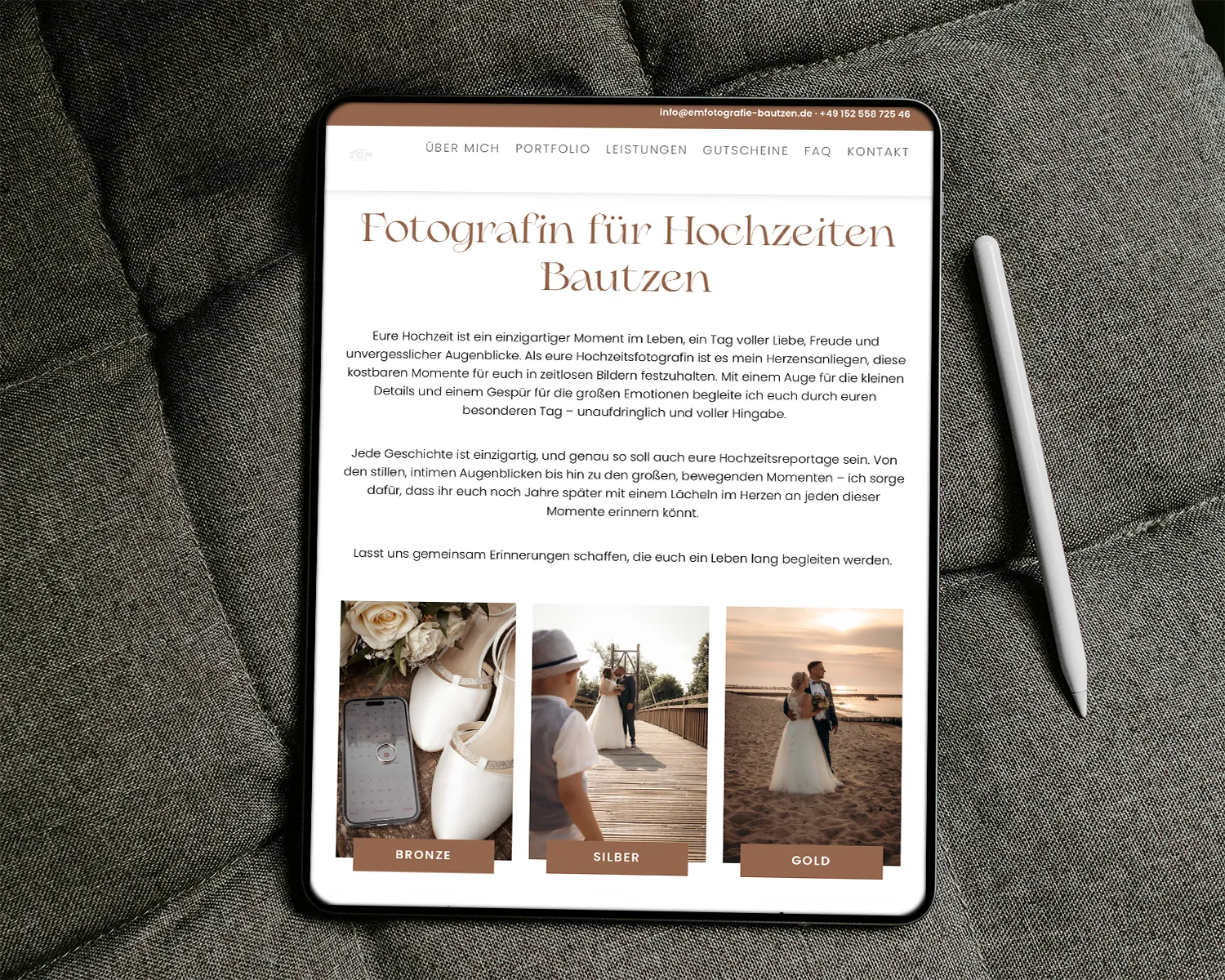 Webdesign Bautzen Fotografin