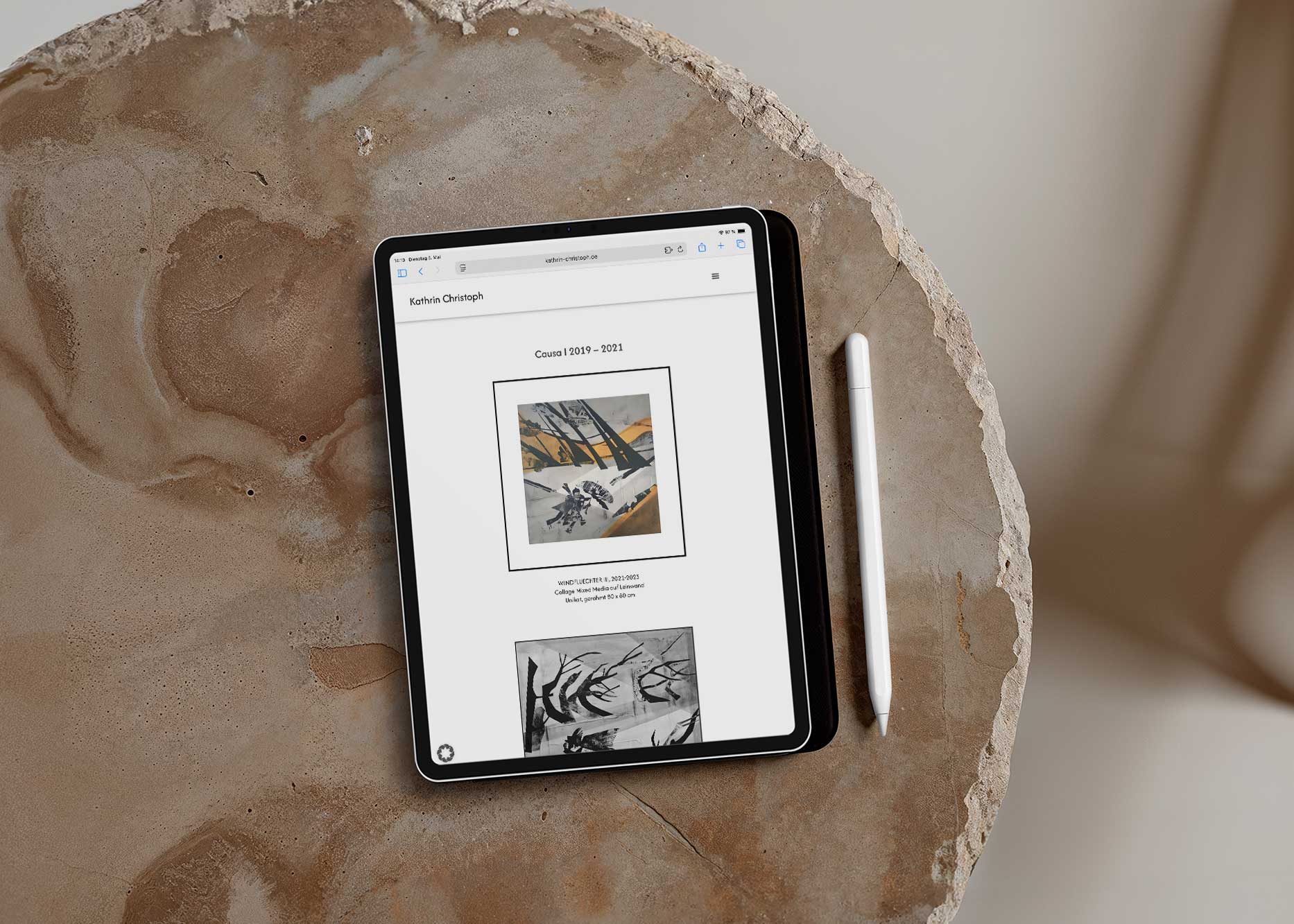 Portfolio-Website für Künstlerin in Kirschau