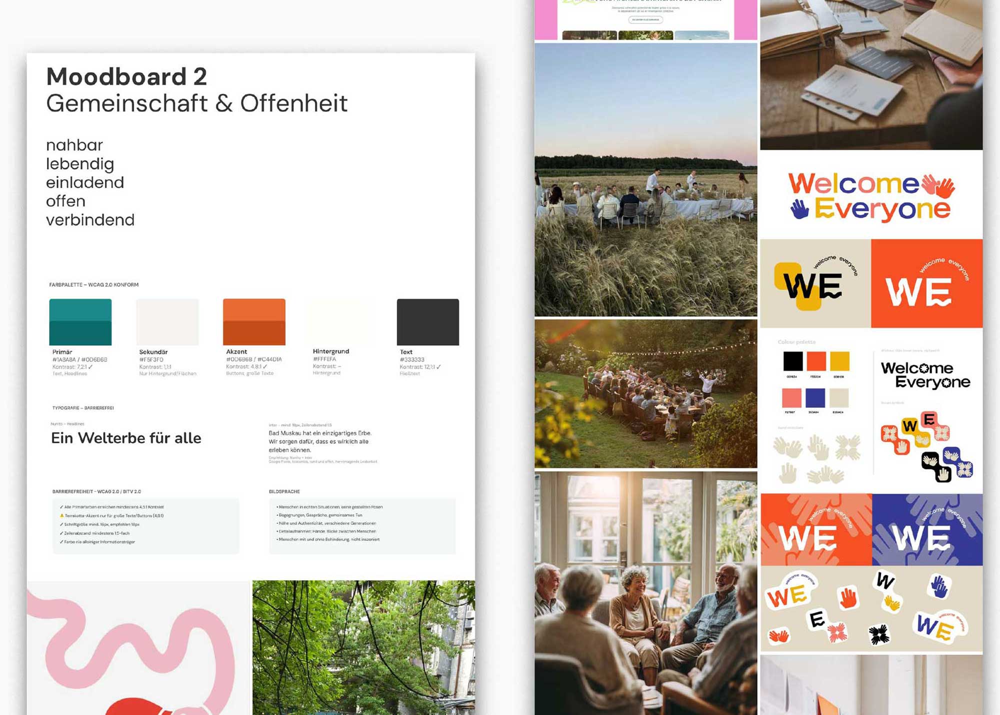 Brand Guidelines und Farbpalette Forum & Projekt Lausitz