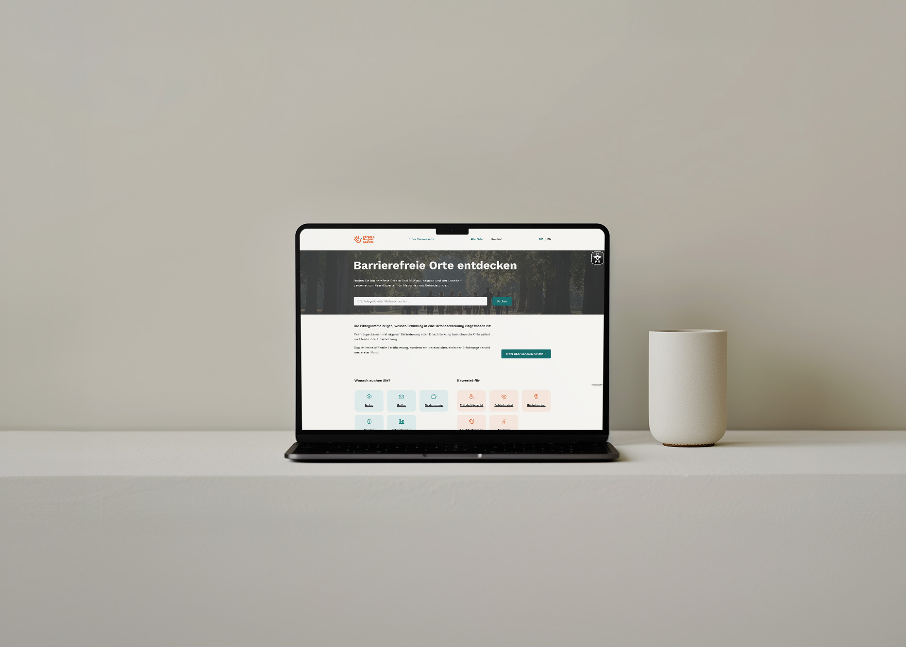 barrierefreies webdesign für unternehmen Lausitz