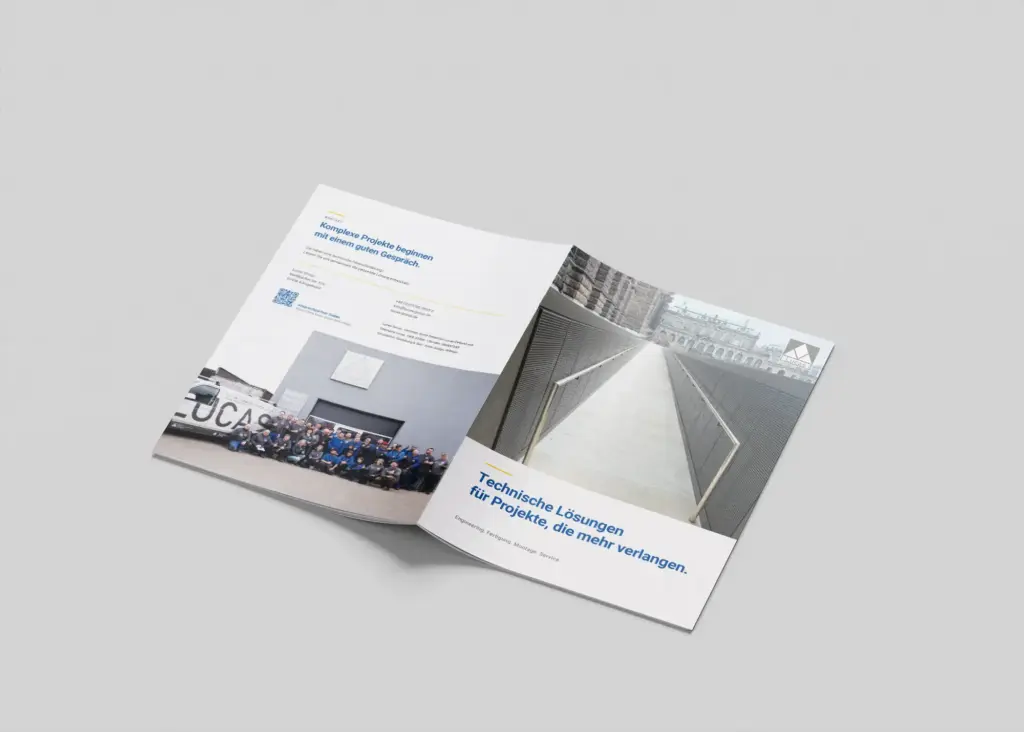 Imagebroschüre Industrieunternehmen